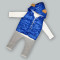 Дитячий костюм трійка Ведмедик синій (98р)