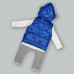 Дитячий костюм трійка "Ведмедик"  синій