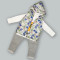 Детский костюм тройка Тропики синий (92р)