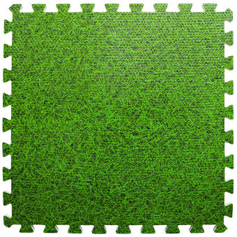 Підлога пазл - модульне підлогове покриття зелена трава (МР4)