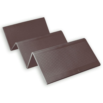 Детский складной термоковрик однотонный 2000х1500х10мм Коричневый (298) SW-00001189