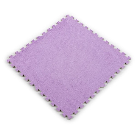 Підлога-пазл плюшевий 60х60х1см Фіолетовий (D) SW-00002087