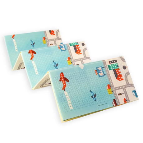 Дитячий складаний розвиваючий термокилимок 200х150х0.6см "Дорога | Ліс" (235) SW-00000155 Дитячий складаний розвиваючий термокилимок 200х150х0.6см "Дорога | Ліс" (235) SW-00000155