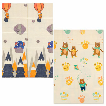 Коврик детский 117см х 177 х 8мм Воздушные шарики-Мишки (301) SW-00003031