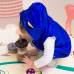 Детский костюм тройка "Мишка" синий