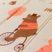 Детский коврик Дорога-Мишка на велосипеде 175х155х1см (254)